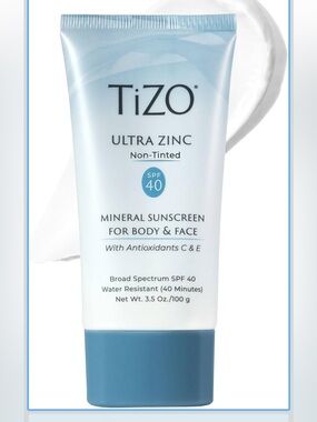 new TiZO® Ultra Zinc sunscreen Broad Spectrum SPF 40 for face & body exp 12/28